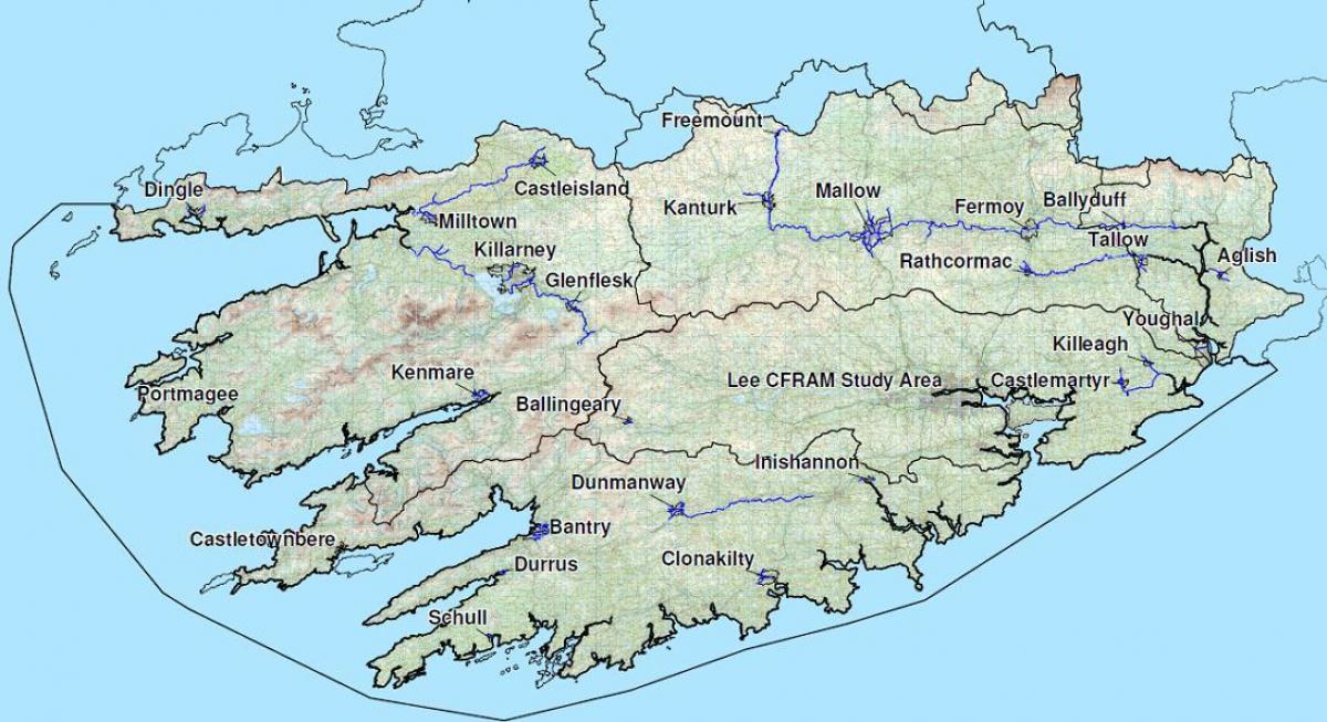 részletes térkép a nyugat-írország