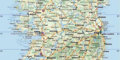 Legjobb vezetési írország térkép