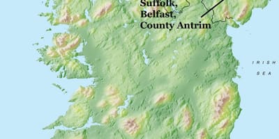 Térkép belfast észak-írország