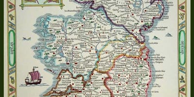 Térkép a középkori írország