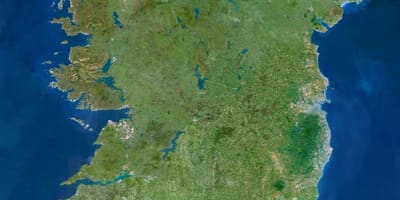 Térkép műholdas térkép írország
