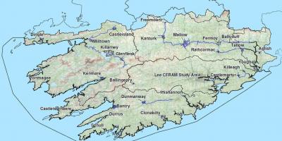 Részletes térkép a nyugat-írország