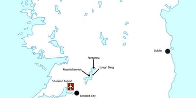 Térkép shannon repülőtér-írország